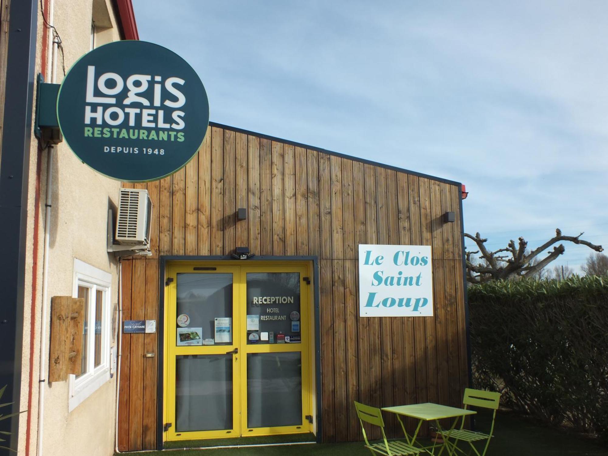 Logis hôtel restaurant Le clos saint loup Bram Exterior foto